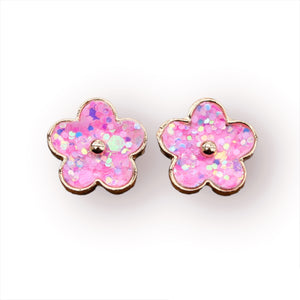 Pink Sugar Flower Luxe Studs