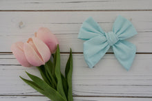 Load image into Gallery viewer, Cotton Spring Solid Large Everly Bow
