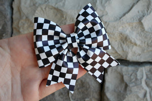 Checkerboard Maizie Bow