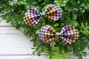 Rainbow Houndstooth Jade Piggy Set