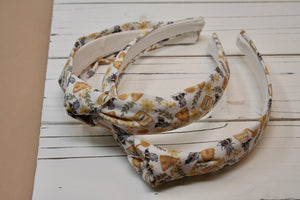 Bees & Honey Top Knot Headband