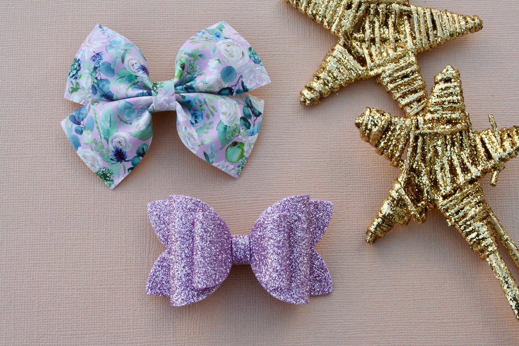 Lavender Fresh Cut Floral Bow Bundle