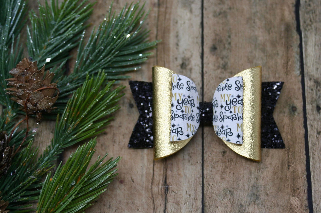 My Year to Sparkle Medium Ellie Bow