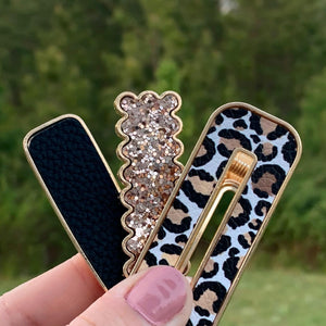 Luxe Leopard Luxe Clip Set