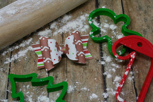 Jolly Gingerbread Men Medium Ellie Bow