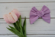 Load image into Gallery viewer, Cotton Spring Solid Large Everly Bow
